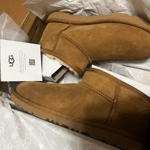 UGG Classic Ultra Mini Girls' Grade School Chestnut Size 5 (Size 6.5 in Women's)
